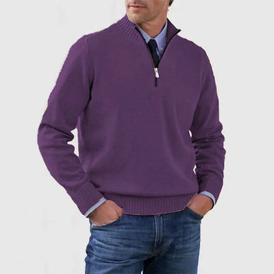 Howard™ | Raffinierter Pullover mit halbem Reißverschluss