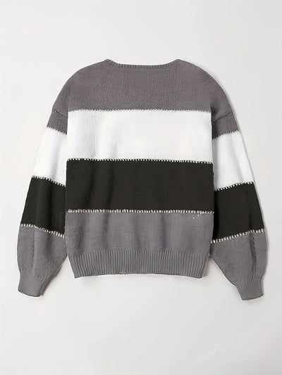 Livia - Farbblock Pullover