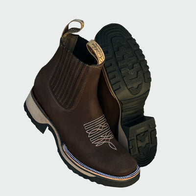 Cowboystiefel aus Leder