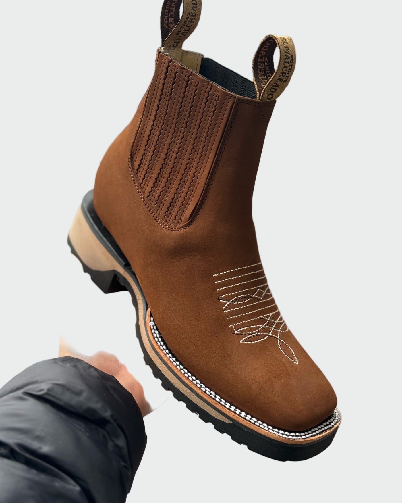 Cowboystiefel aus Leder