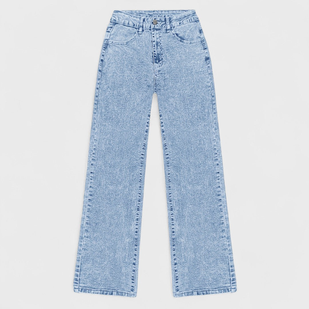Mara - Weite Damenjeans mit geradem Bein