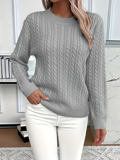 Bernila – Strickpullover mit Zopfmuster
