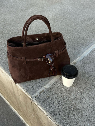 Rebecca | Schultertasche aus luxuriösem Wildleder