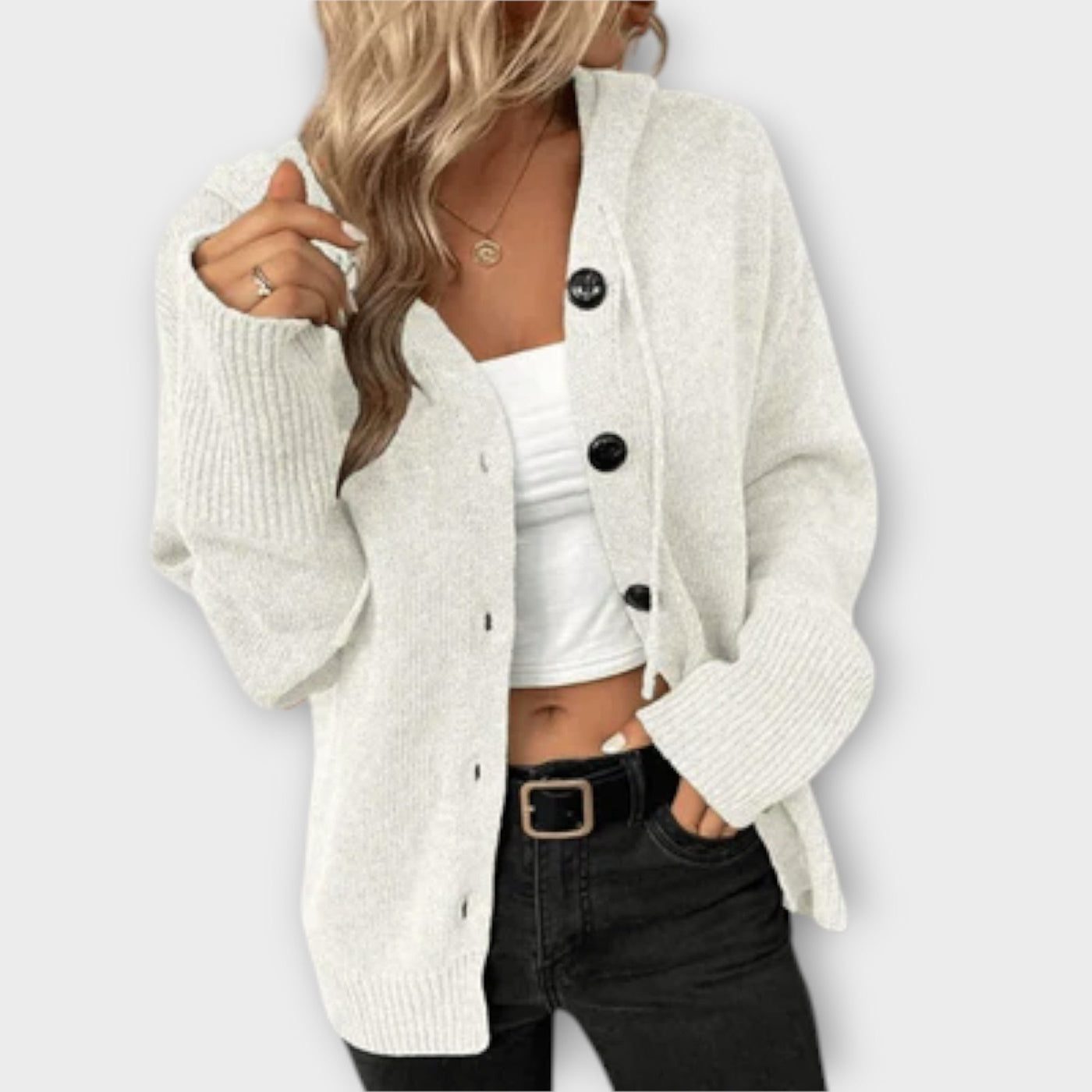 Brittan - Strickjacke mit Knöpfen