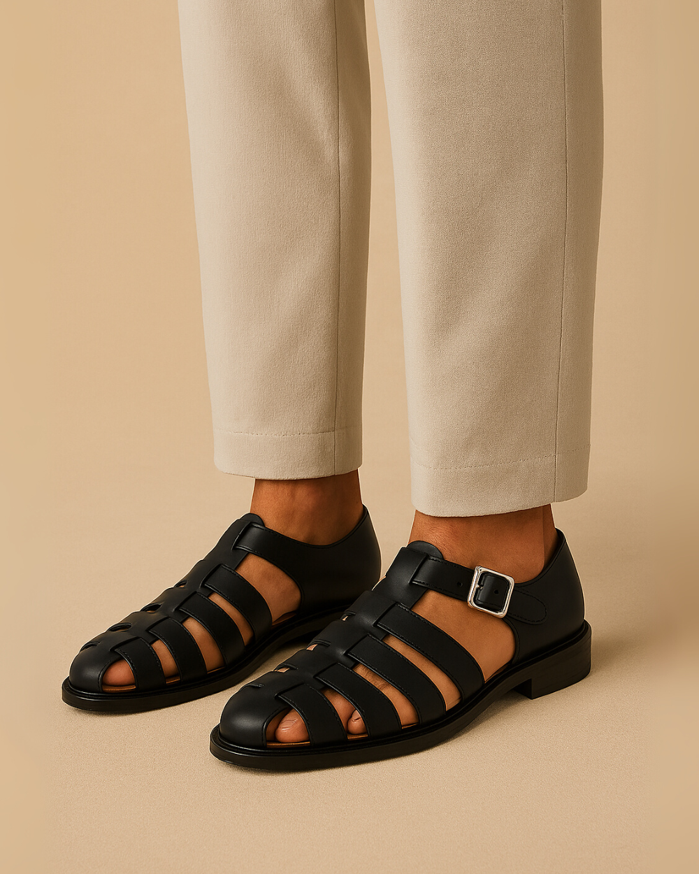 GRAZIO | GESCHLOSSENES SANDALEN MIT RIEGEL