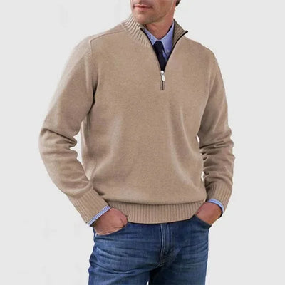 Howard™ | Raffinierter Pullover mit halbem Reißverschluss