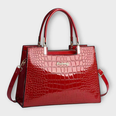 Gianna Boutique - Handtasche mit glänzendem Krokodil-Muster