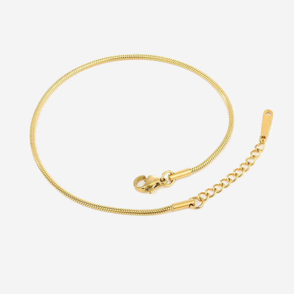 Shanileigh | Fußkette Rosa in 18K Gold