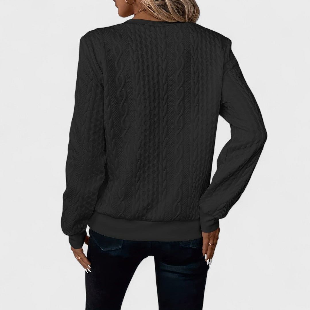 Mila - Vielseitiger Herbstpullover