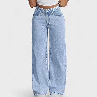 Mara - Weite Damenjeans mit geradem Bein