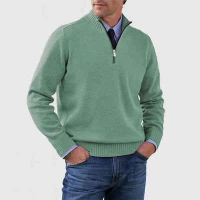 Howard™ | Raffinierter Pullover mit halbem Reißverschluss