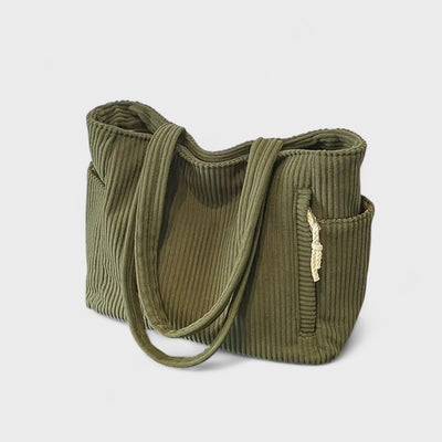 Tilda – Rippstrick-Tote-Bag mit Kordelzug