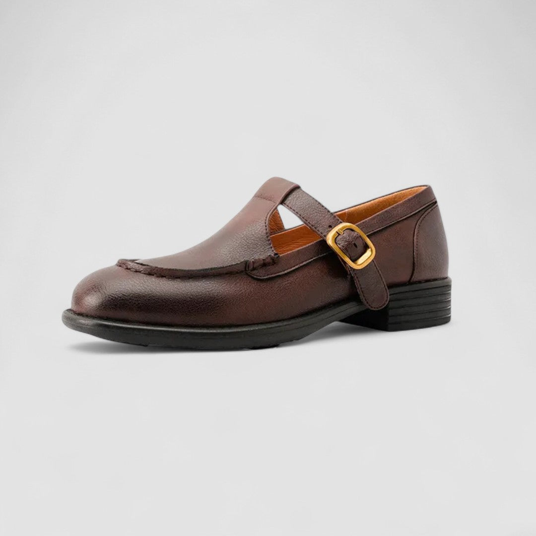 Avery - Orthopädische Schuhe mit quadrater Spitze Mary Jane