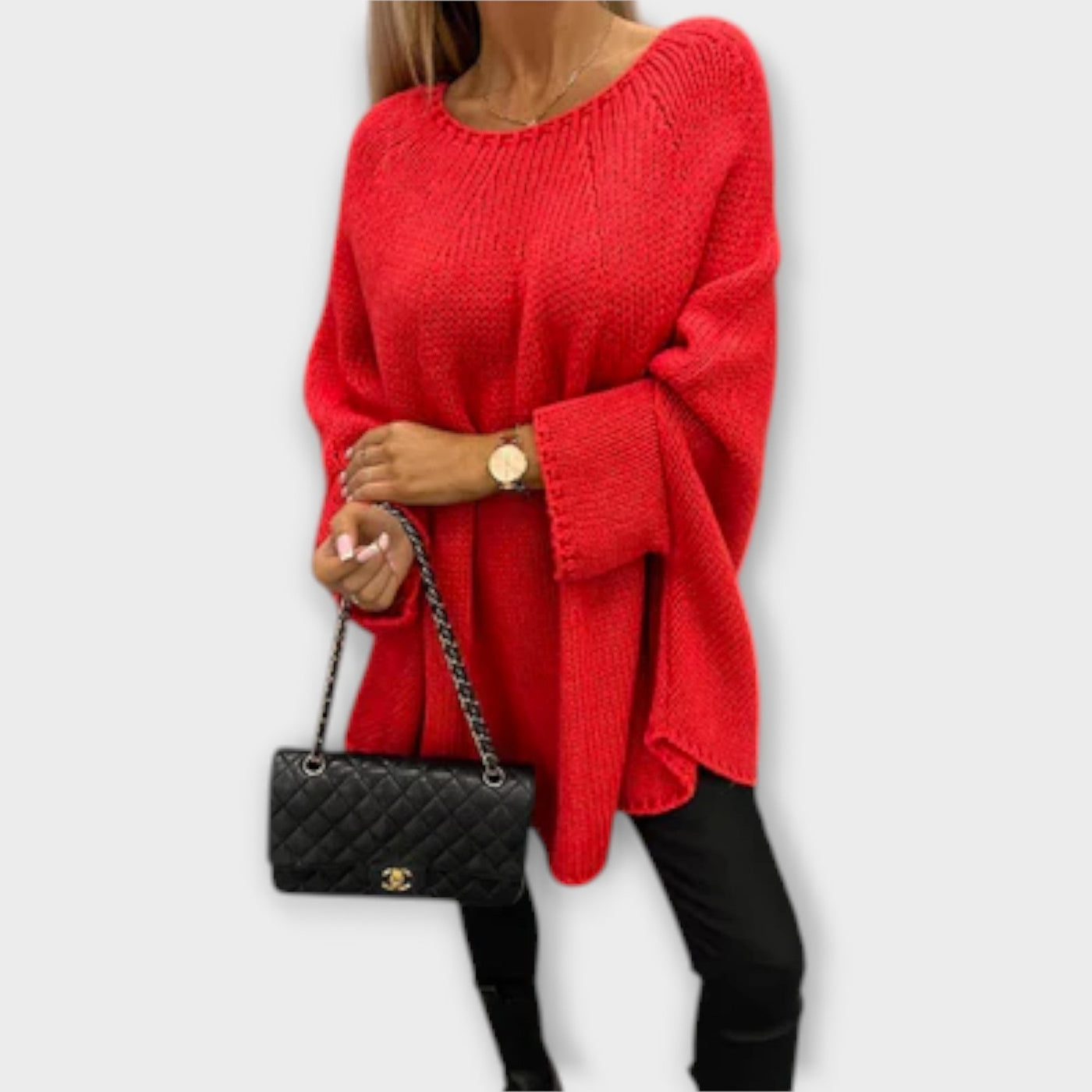 Isabelle - Eleganter Damenpullover mit Rundhalsausschnitt