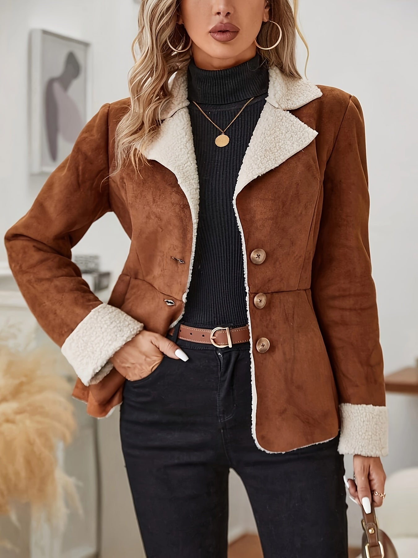 Isabella™ Damenjacke aus Kunstpelz