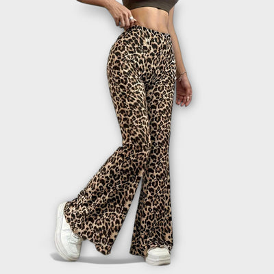 Bootcut-Leopardenhose