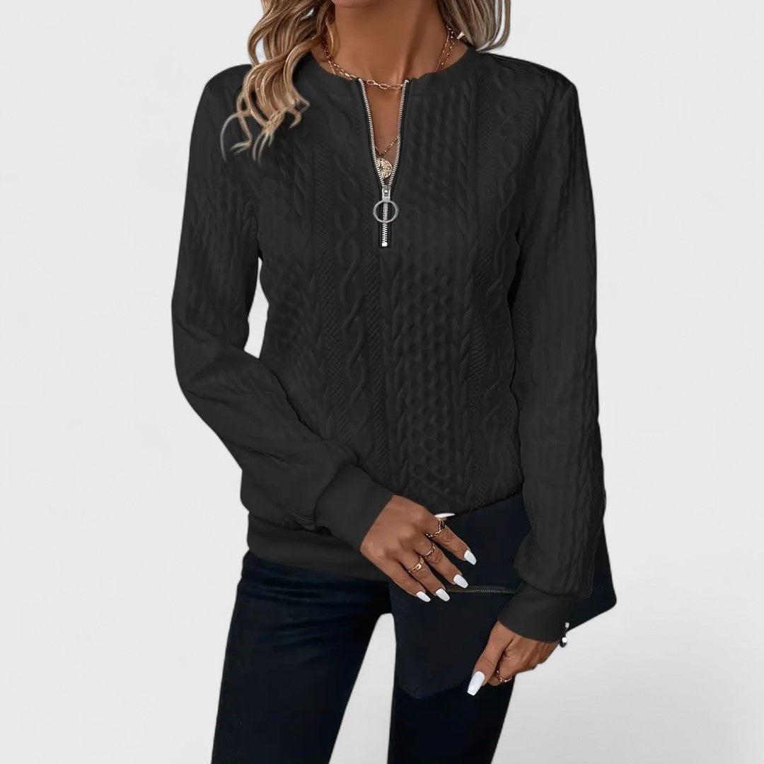 Mila - Vielseitiger Herbstpullover