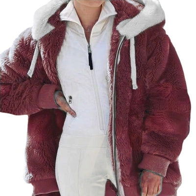 Isabella™ Damen Winterjacke mit Kapuze und Reißverschluss