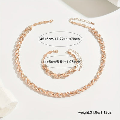 Olivia - Elegantes Glasfischschwanz-Set mit Strass