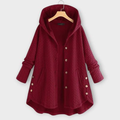 Lerina – Warme Jacke mit Knöpfen