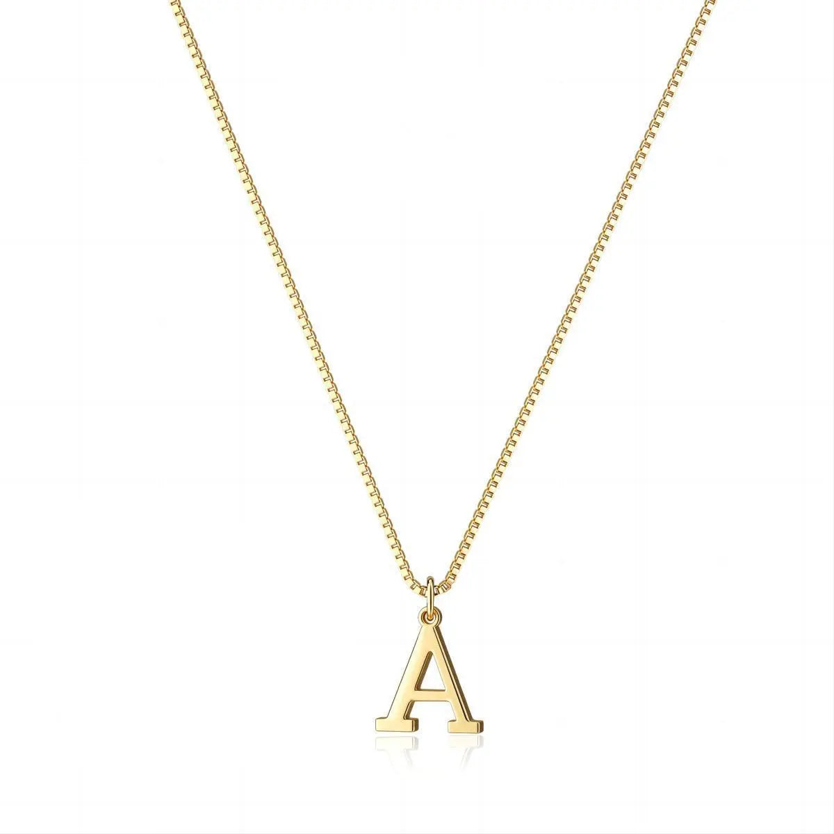 Enzhalynne | Halskette mit Initialen aus 18K Gold