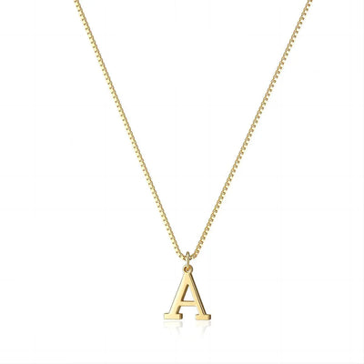 Enzhalynne | Halskette mit Initialen aus 18K Gold