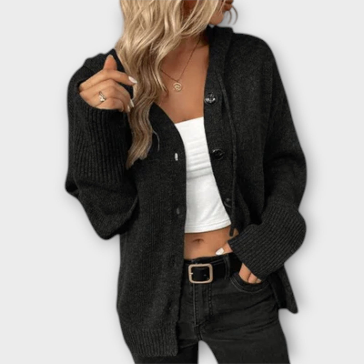 Brittan - Strickjacke mit Knöpfen