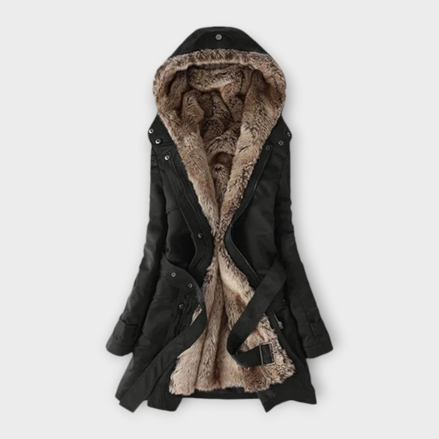 Mikash - Gemütlicher Mantel mit Fellfutter