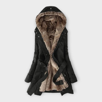 Mikash - Gemütlicher Mantel mit Fellfutter