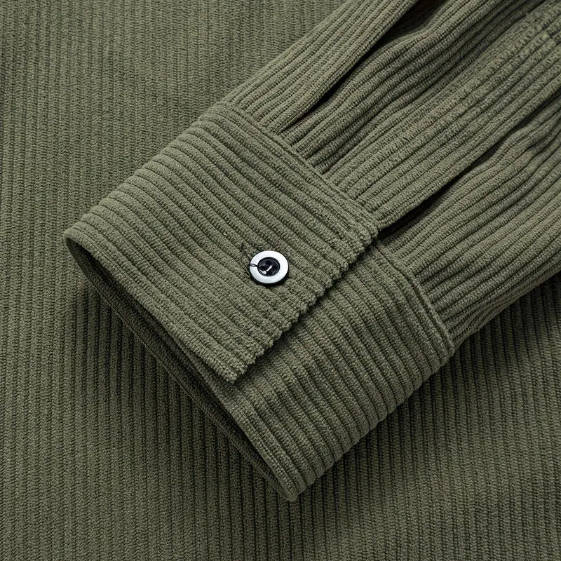 Cardigan aus Rippvelours