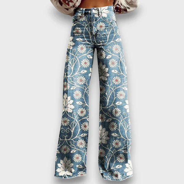 Tavira – Jeans mit wildem Muster