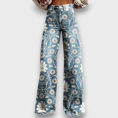 Tavira – Jeans mit wildem Muster