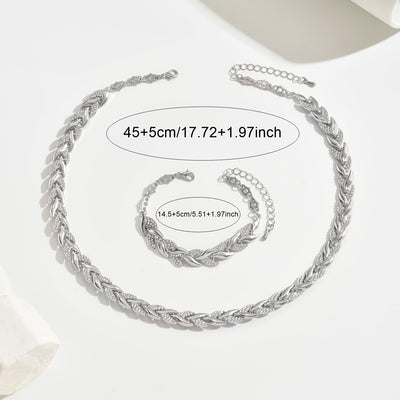 Olivia - Elegantes Glasfischschwanz-Set mit Strass