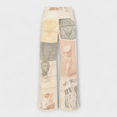 Rhea – Jeans mit weitem Bein und einem Hauch von Vintage