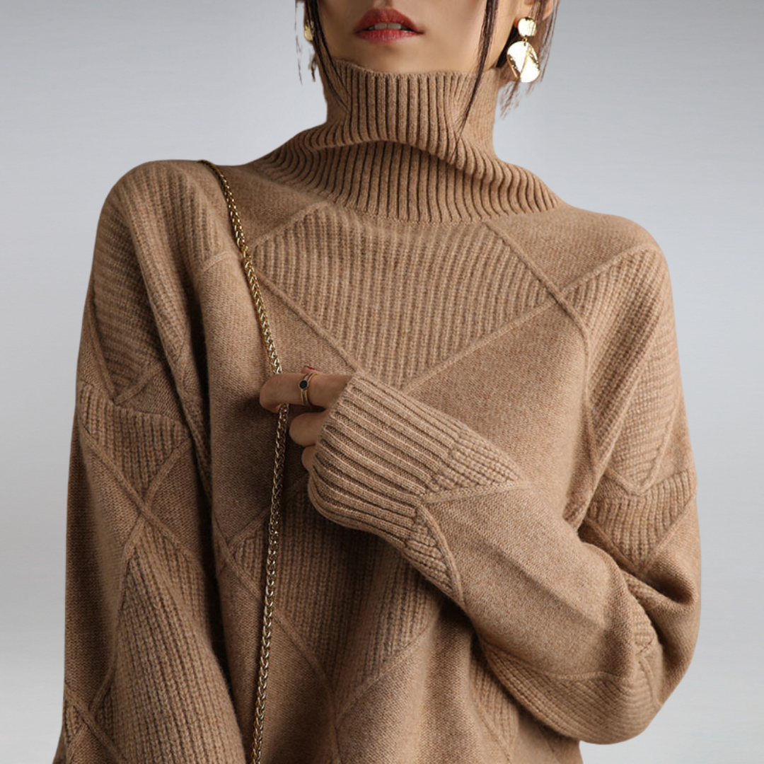 Darcy - Oversize Rollkragenpullover