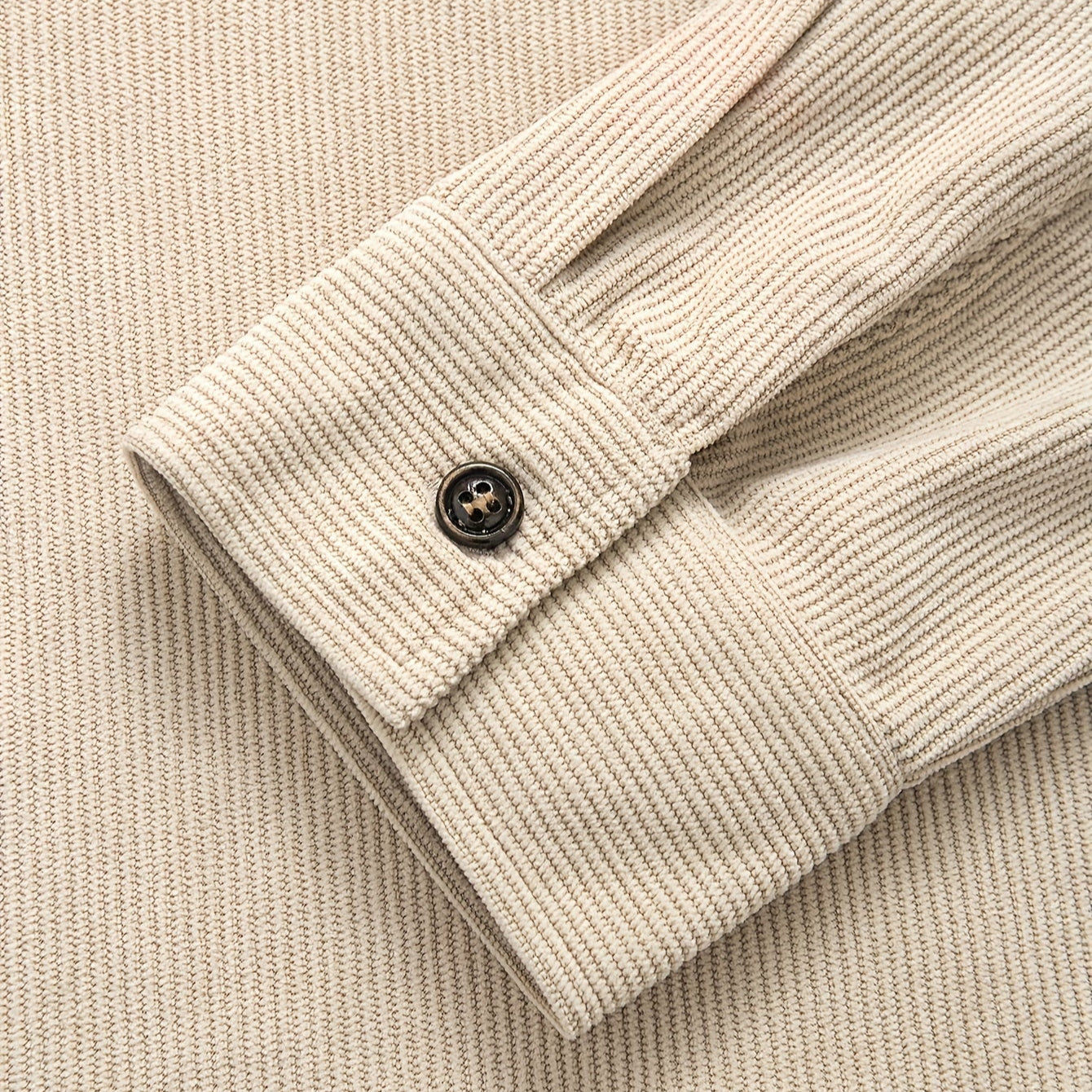 Cardigan aus Rippvelours