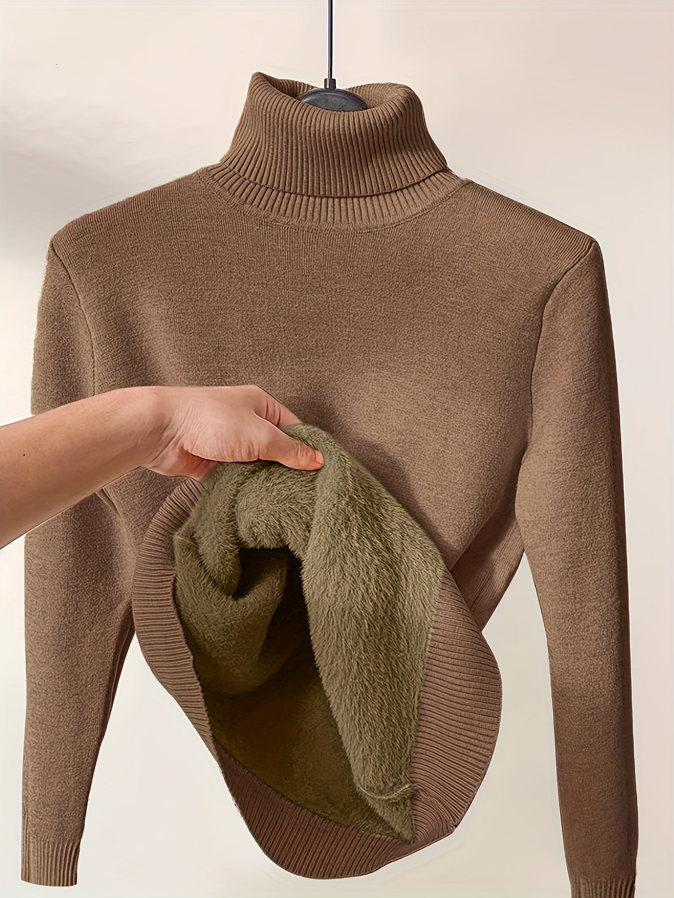Zoe - Eleganter Pullover mit Hohem Kragen