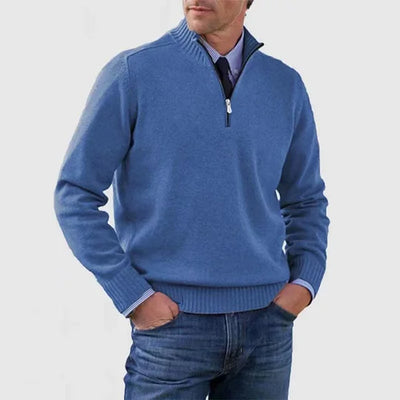 Howard™ | Raffinierter Pullover mit halbem Reißverschluss