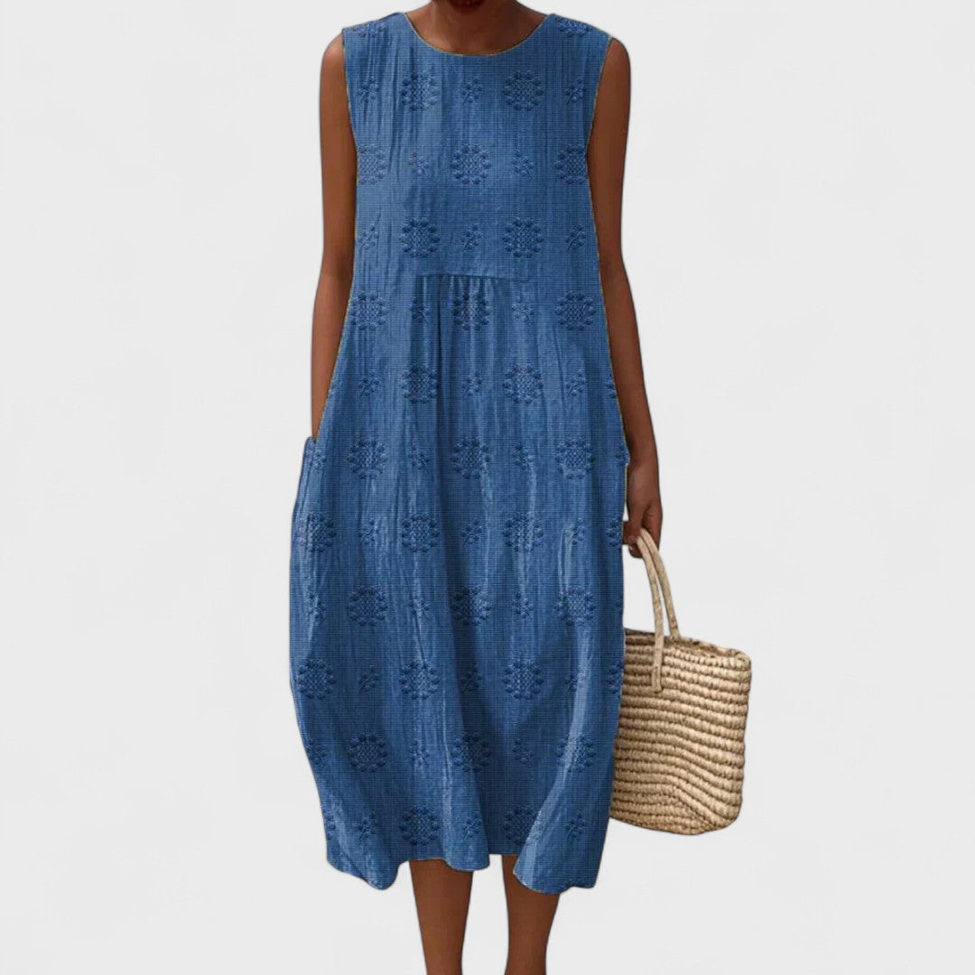 Aikaterini – Lässiges Chic-Kleid mit Taschen