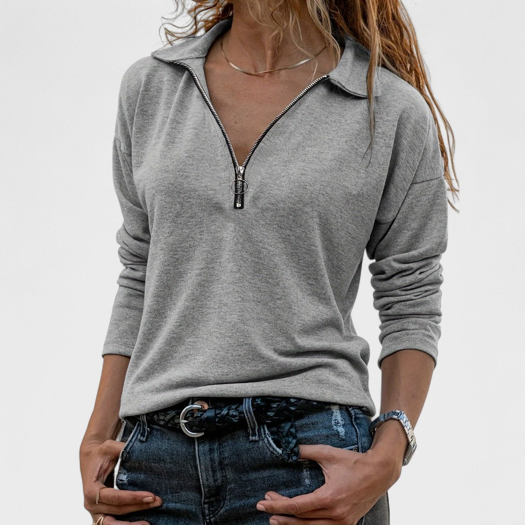 Madonna - Elegante Bluse mit langen Ärmeln