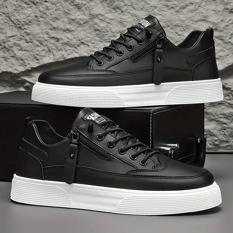 CIRO | LEDERSNEAKER MIT REISSVERSCHLUSSDETAIL