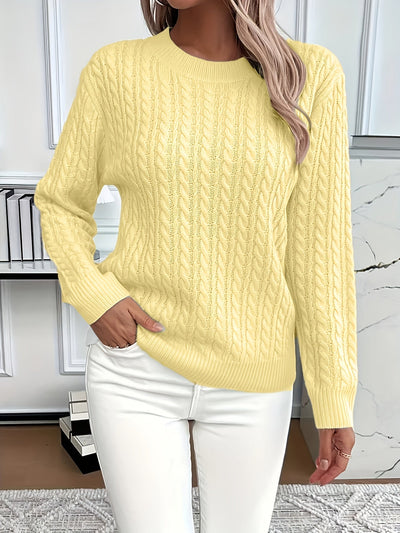 Bernila – Strickpullover mit Zopfmuster