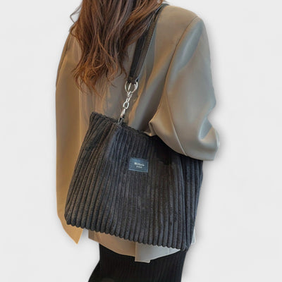 Gianna Boutique - Schultertasche aus weichem Cord