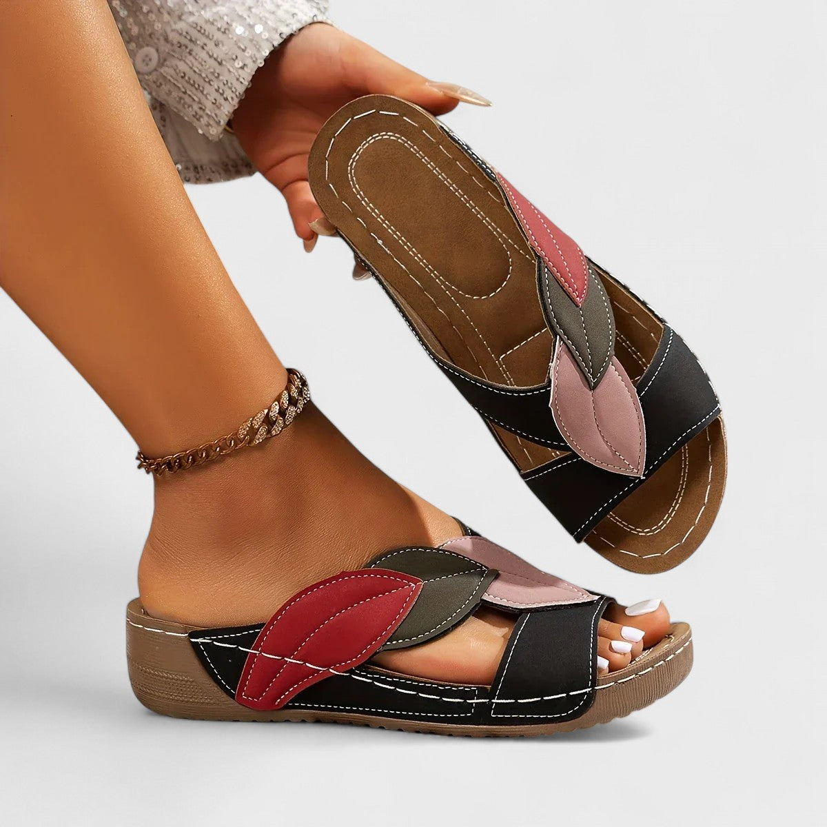 Solveig - Sandalen Slip-On