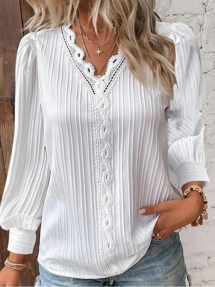 Alison – Streifenpullover mit Kragen