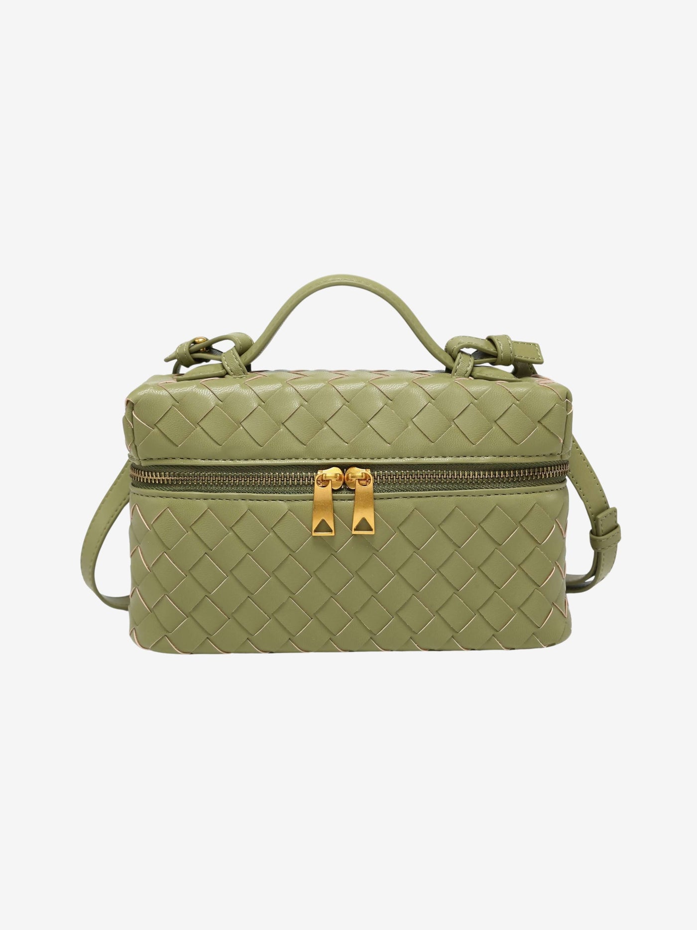 Juliette | Strukturierte Glänzende Woven Tasche