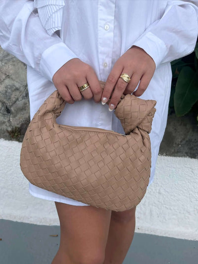 Sienna | Kleine Tasche mit Geflochtenem Griff
