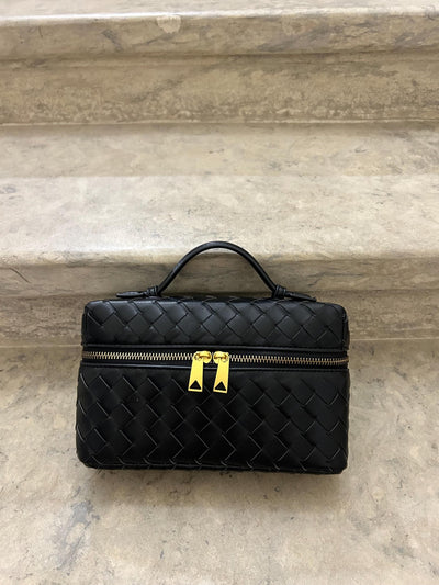 Juliette | Strukturierte Glänzende Woven Tasche
