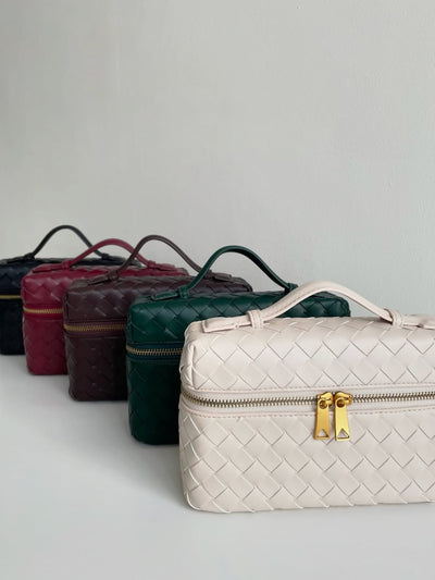 Juliette | Strukturierte Glänzende Woven Tasche