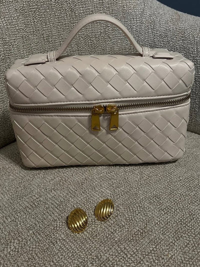 Juliette | Strukturierte Glänzende Woven Tasche